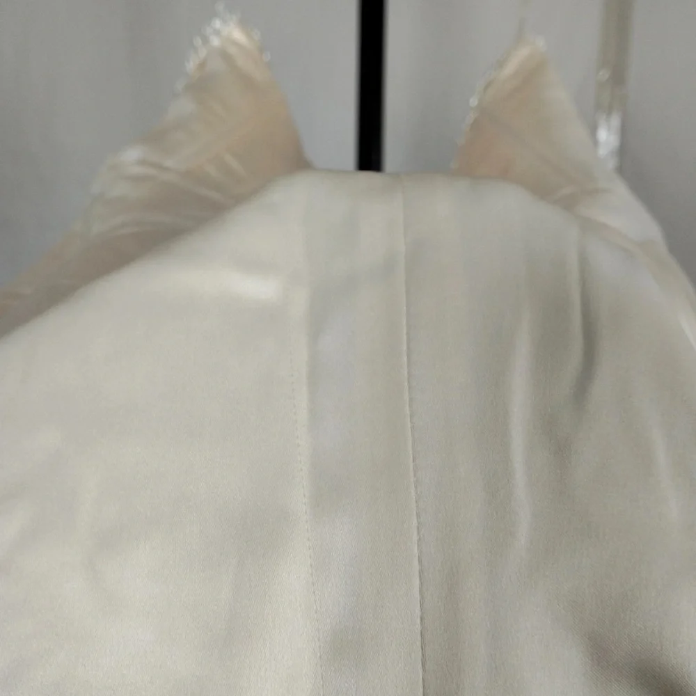 House of CB Nalita Vintage Cream Embellished Strapless Dress/Size M-US 6-8 - Picture 9 of 13